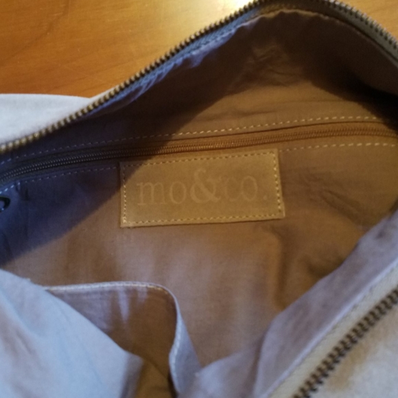 Tan suede shoulder bag - Picture 4 of 5
